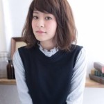 【ヘアスタイル】短め前髪×大人かわいいミディアム