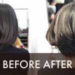 はねやすい髪質にも！秋冬におすすめな前下がりのショートボブ【さおりさん】の髪型