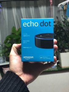 ついにAmazon echo dotが!!
